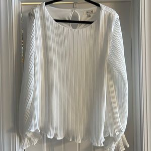 She + Sky white blouse